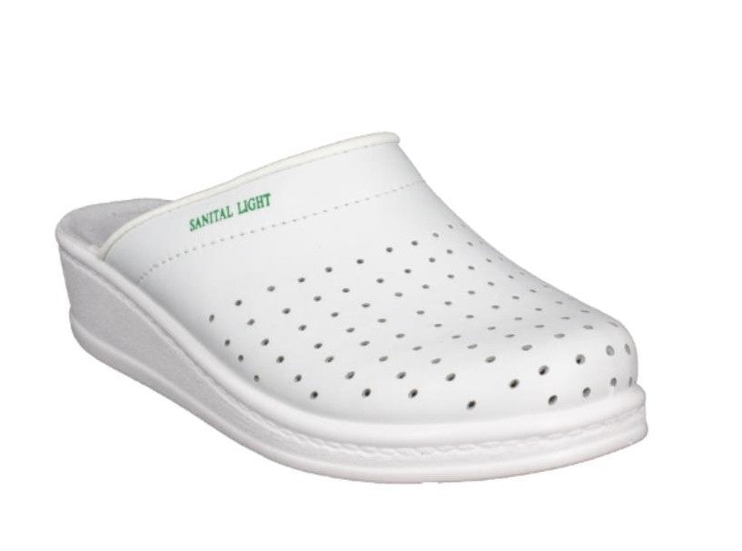 Papuci medicinali Sanital Light albi