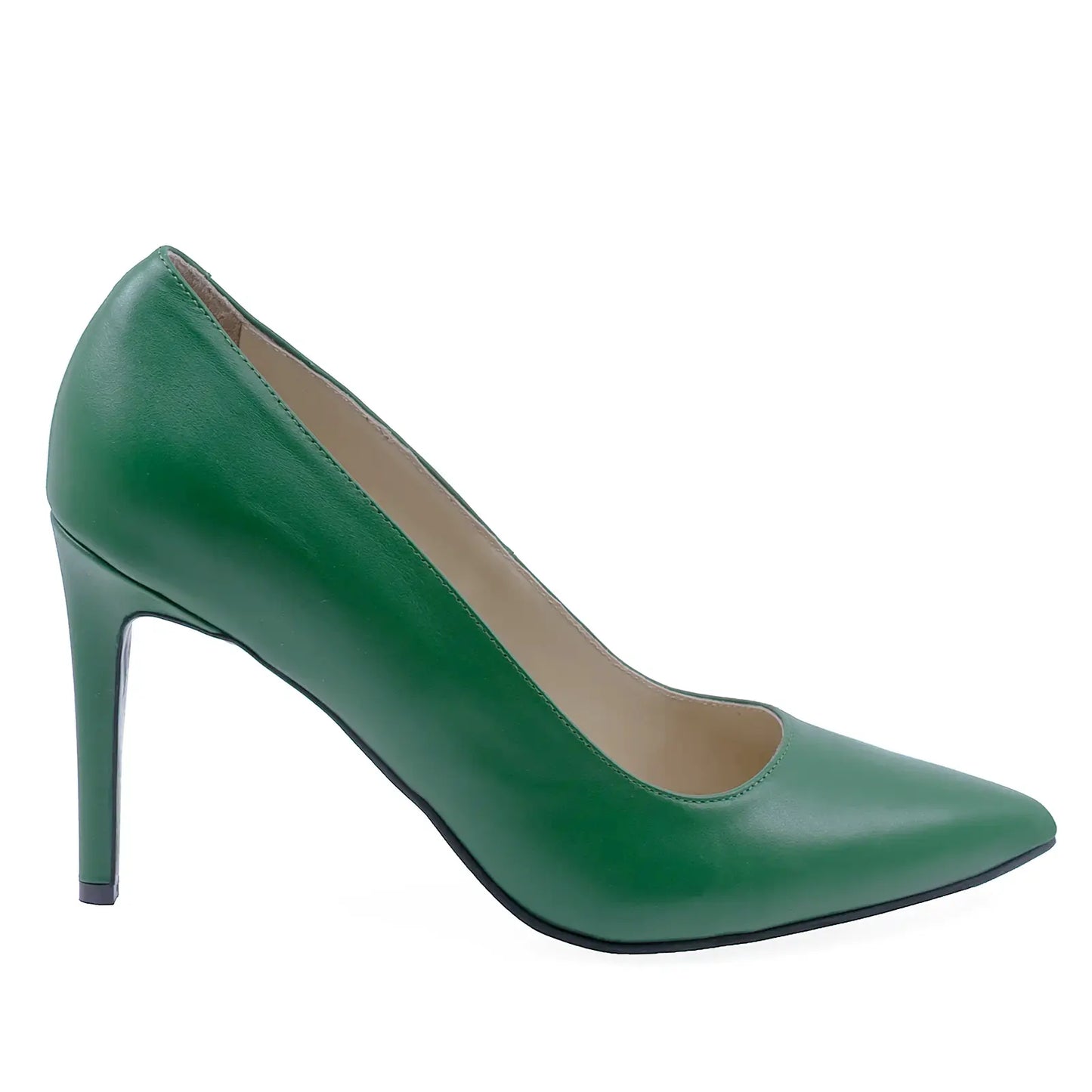 Pantofi dama eleganti Guban piele naturala D1206 verde