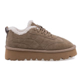 Pantofi Dama Casual Anna Viotti Piele Intoarsa D113-2680 camel