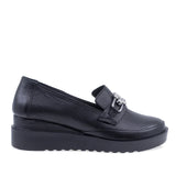Pantofi Dama Casual Anna Viotti Piele naturala D22-S444 negru