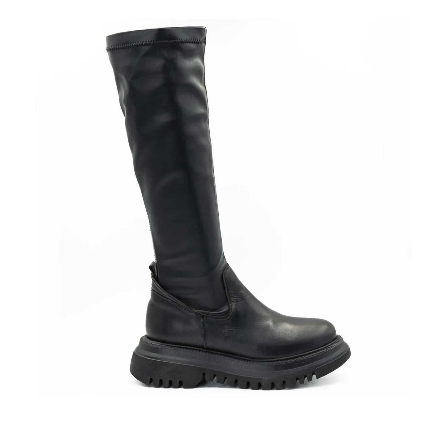 Cizme Dama Casual Anna Viotti Piele Naturala D44-682 Negru