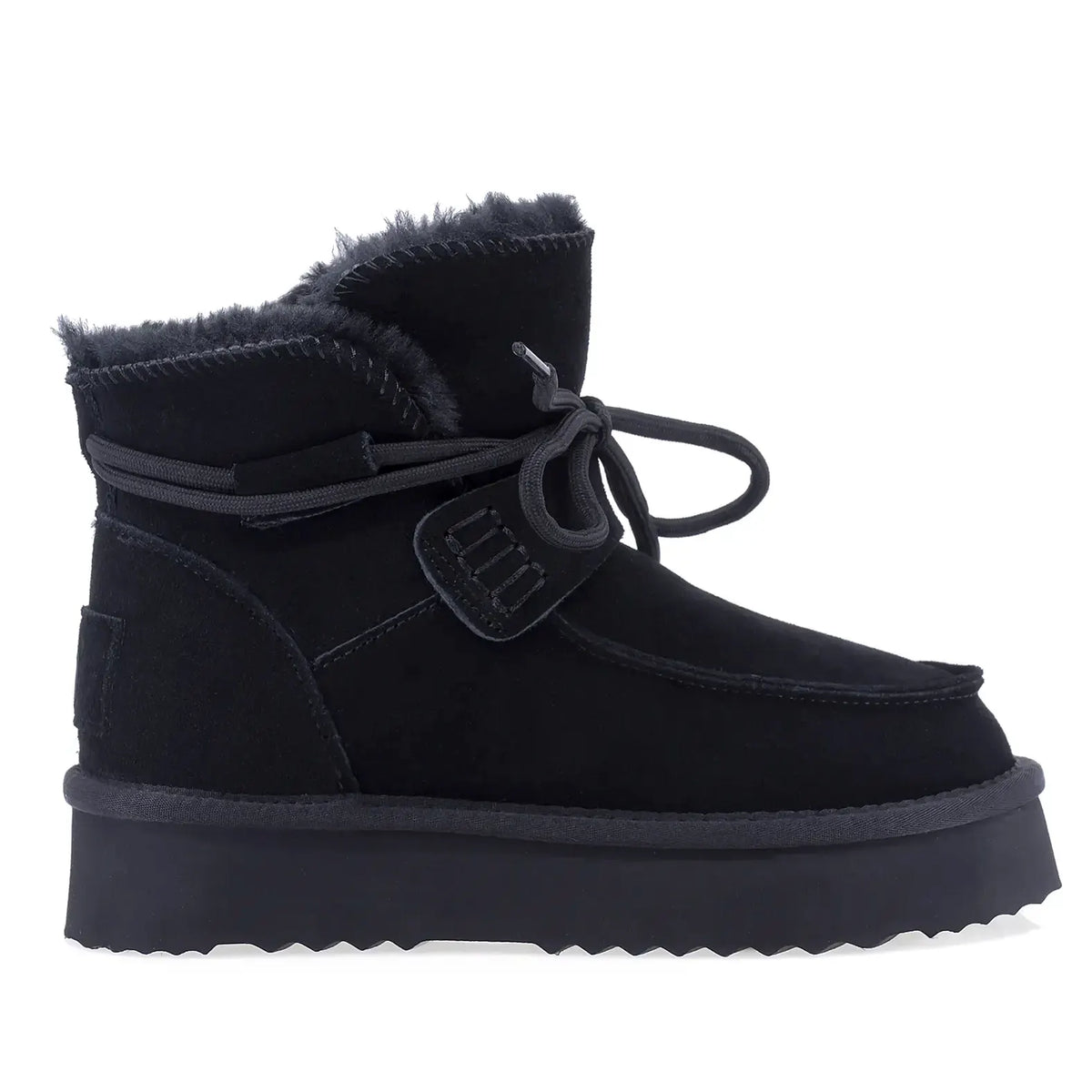 Ghete dama casual Anna Viotti piele intoarsa D121-DS4256C negre