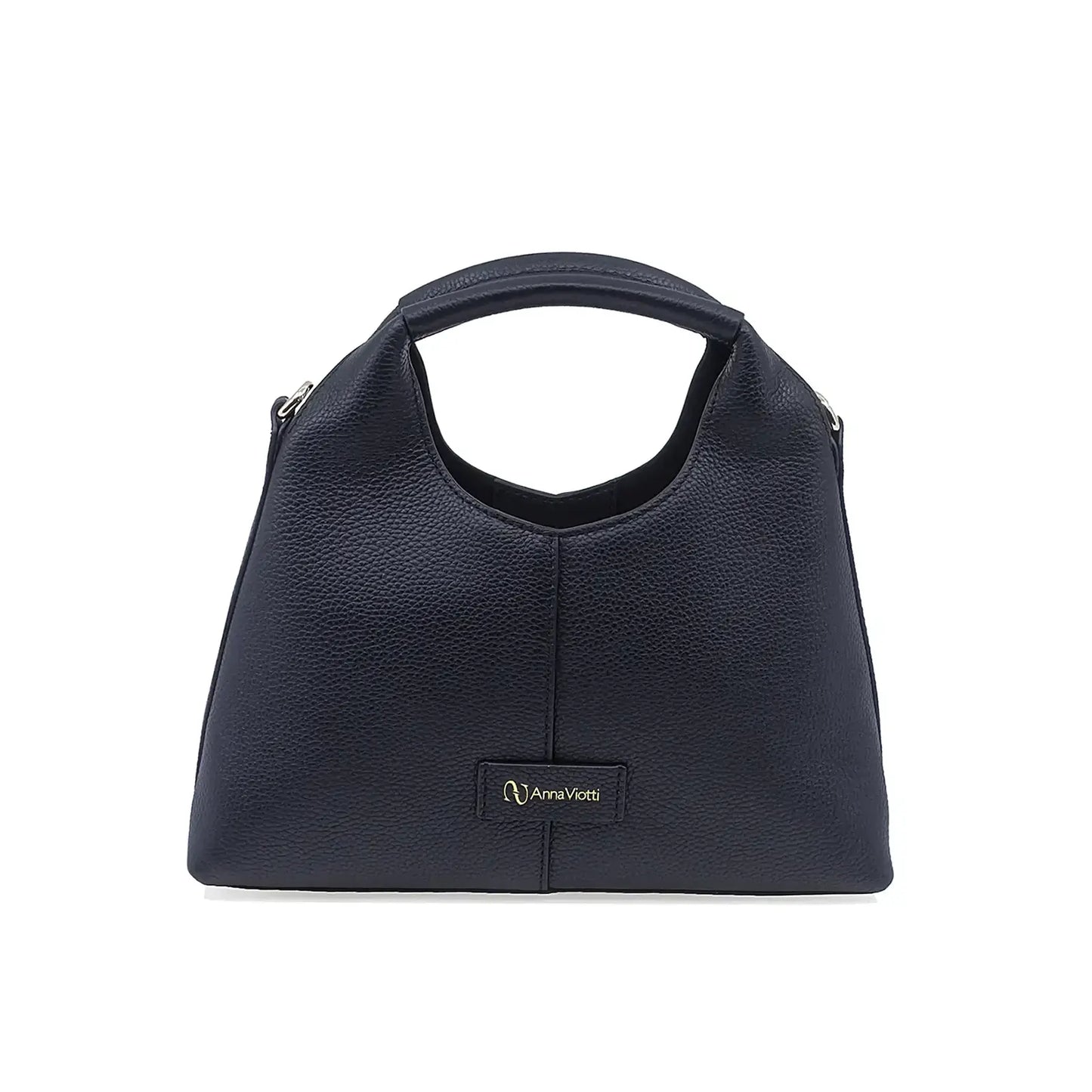 Geantă damă Anna Viotti piele naturala CS10480-001 neagra