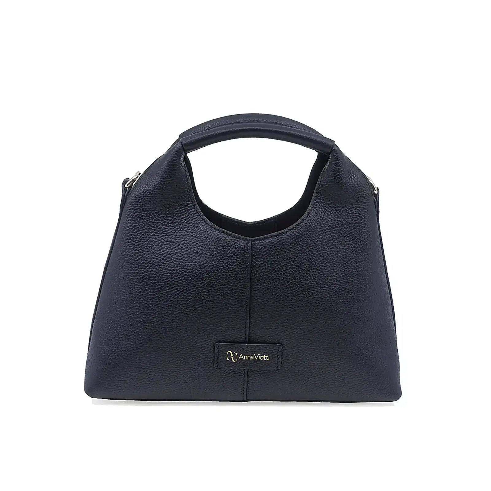 Geantă damă Anna Viotti piele naturala CS10480-001 neagra