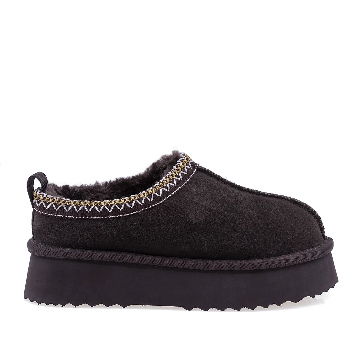 Pantofi Dama Casual Anna Viotti Piele Intoarsa D121-DS5358B chocolate