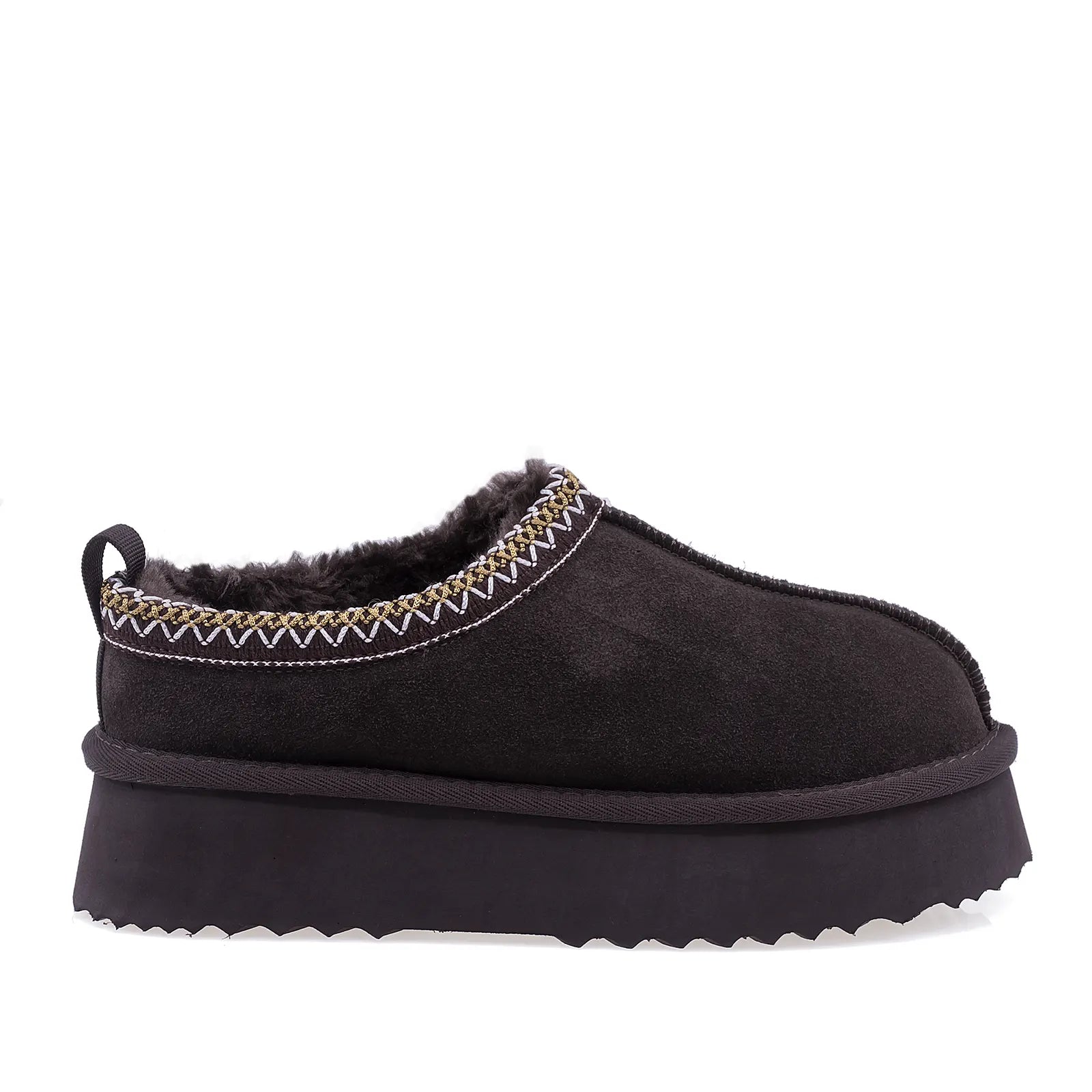Pantofi Dama Casual Anna Viotti Piele Intoarsa D121-DS5358B chocolate