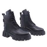 Ghete Dama Casual Anna Viotti Piele Naturala D44-4614 Negru