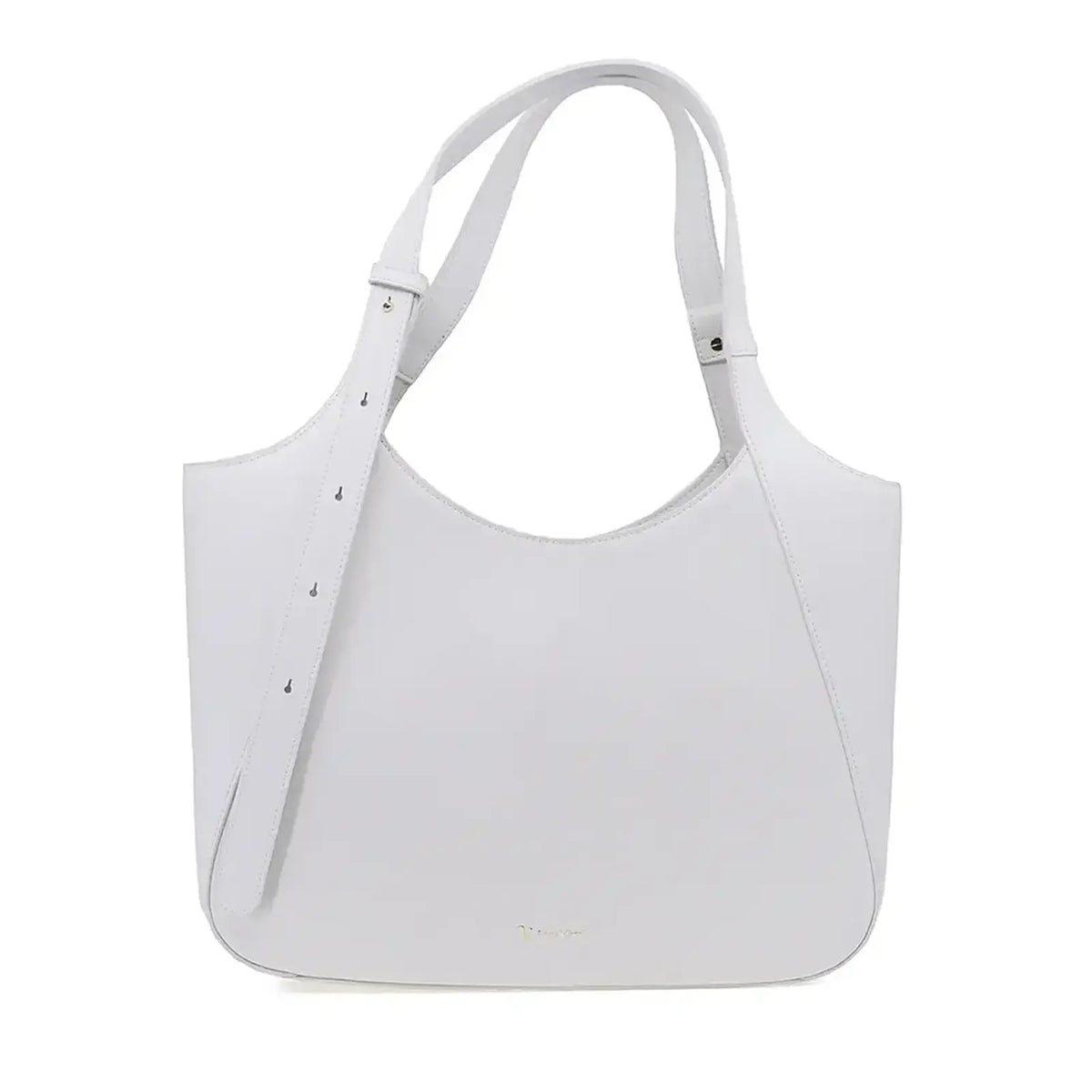 Geantă damă Anna Viotti piele naturala CS12650-001 alba