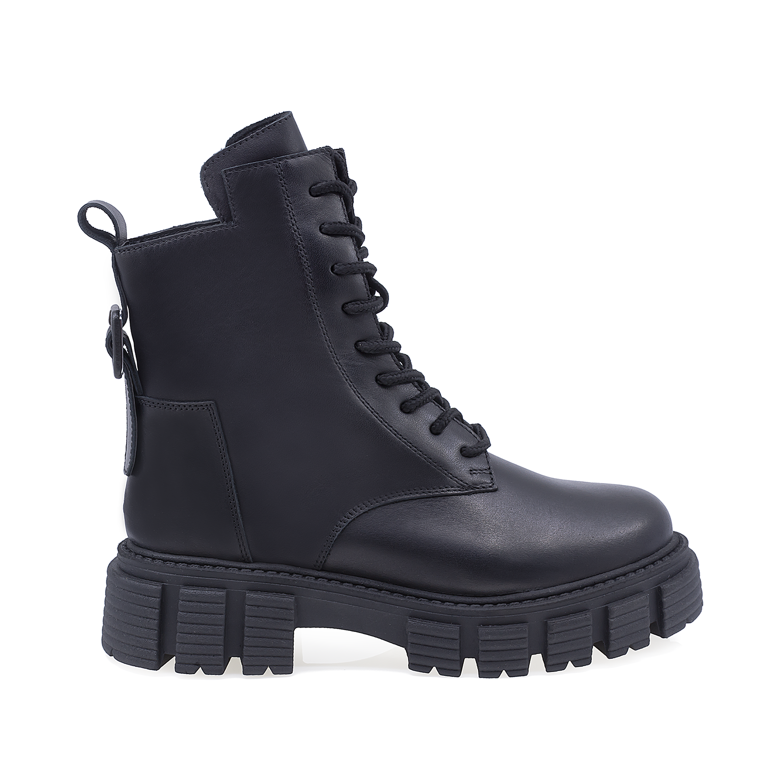 Ghete Dama Casual Anna Viotti Piele Naturala D44-4614 Negru