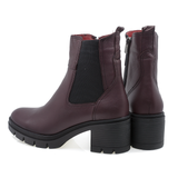 Ghete dama Anna Viotti din piele naturala D 2104 bordo