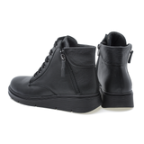 Ghete dama Anna Viotti din piele naturala D 2202 negru