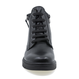 Ghete dama Anna Viotti din piele naturala D 2202 negru