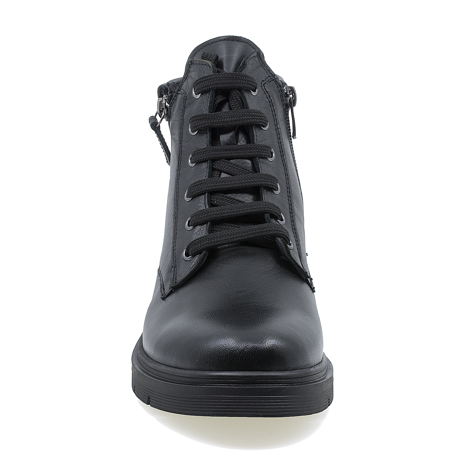 Ghete dama Anna Viotti din piele naturala D 2202 negru