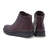 Ghete dama Anna Viotti din piele naturala D 2203 bordo