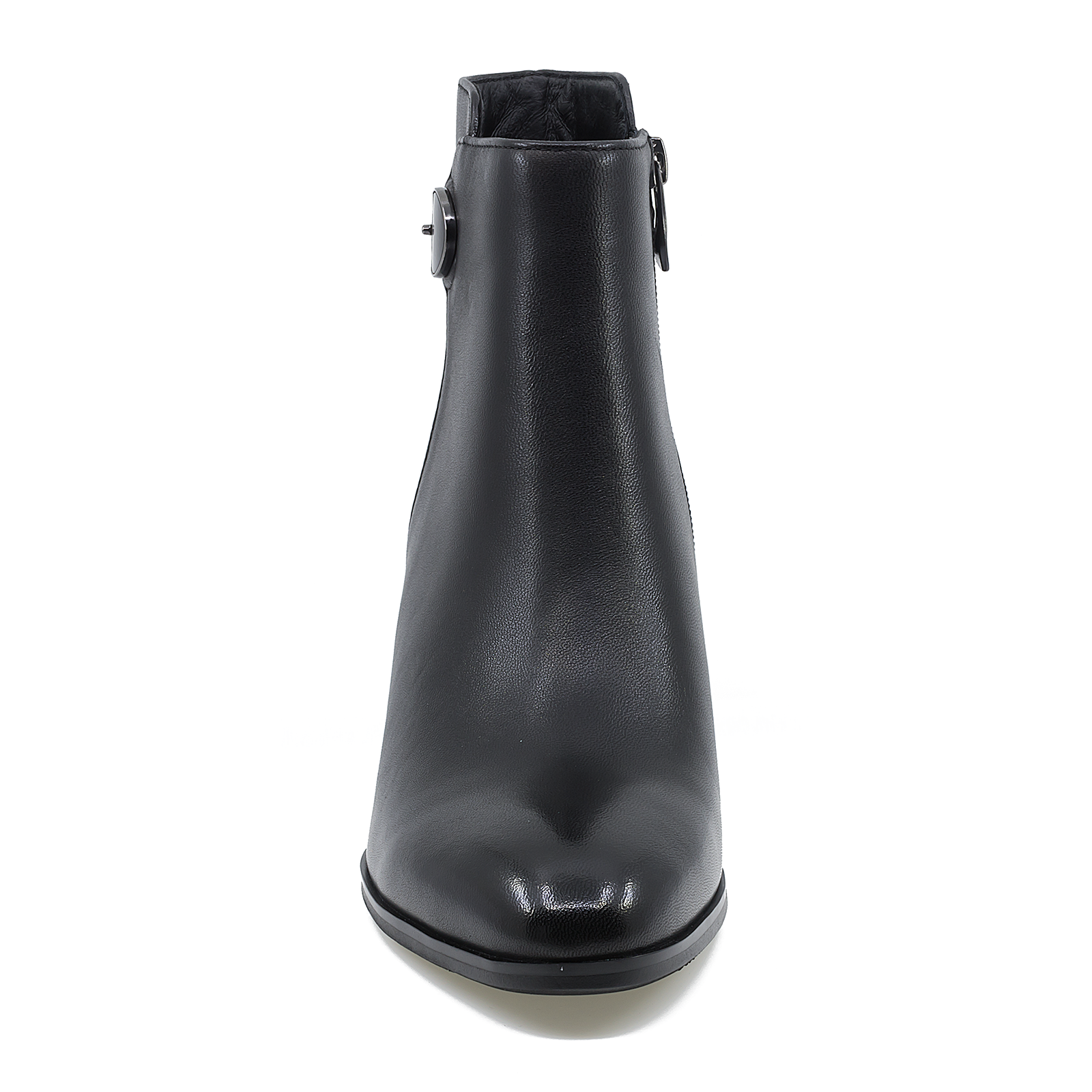 Botine dama Feeling din piele naturala D24-204-001 negru