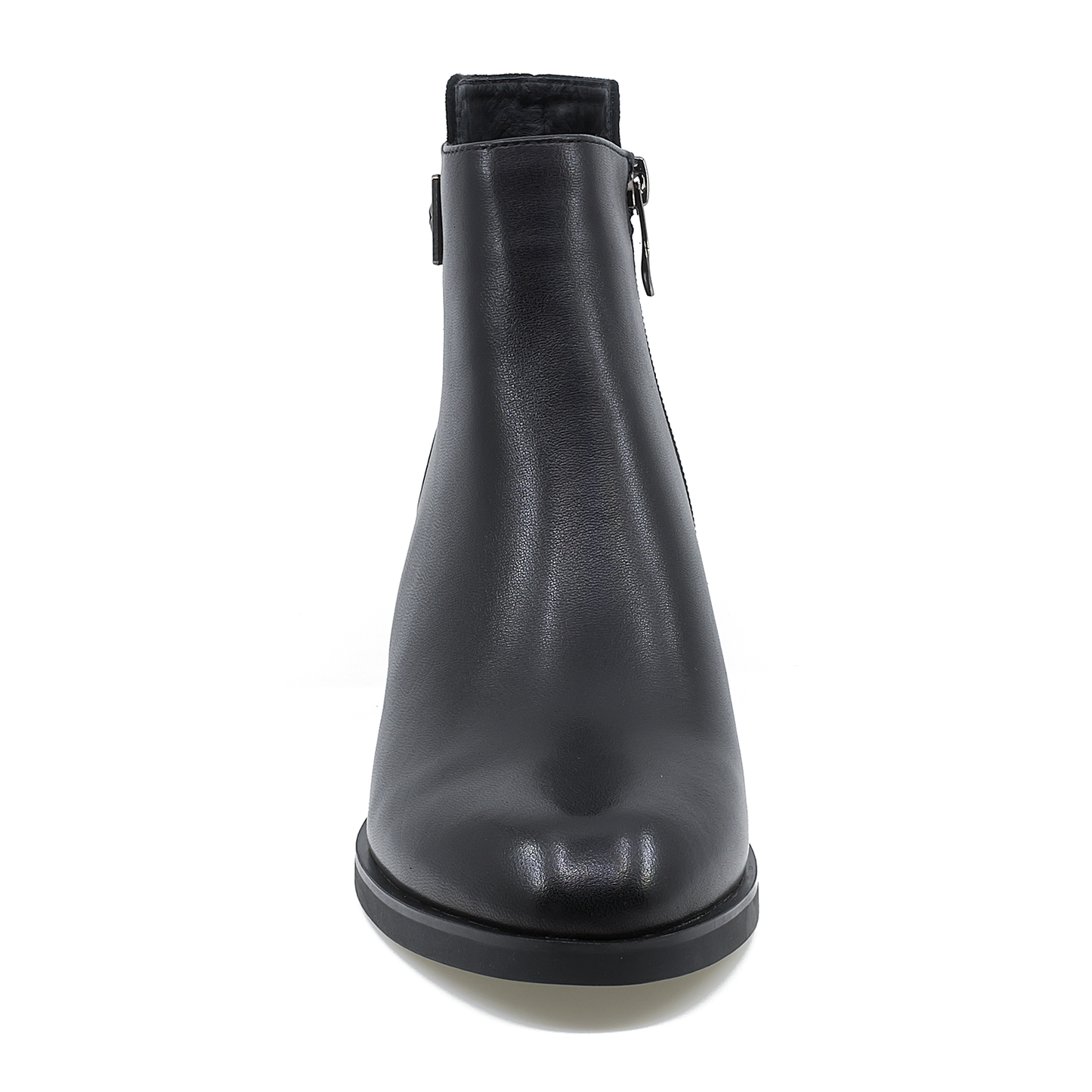 Botine dama Feelling din piele naturala D24-222-001 negru