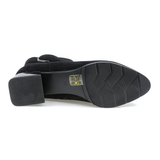 Ghete dama Feeling din piele naturala D24-227-001 negru