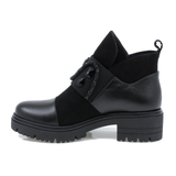 Ghete dama Fashion Anna Viotti din piele naturala D 2598 negru 