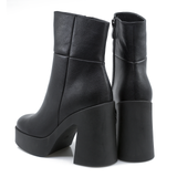 Ghete dama Anna Viotti din piele naturala D 2612 negru