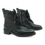 Ghete dama Anna Viotti din piele naturala D 2745 verde