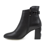 Ghete dama Anna Viotti din piele naturala D 2747 negru