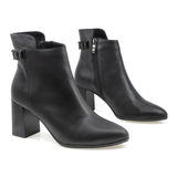 Ghete dama Anna Viotti din piele naturala D 2747 negru