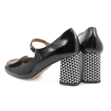 Pantofi dama eleganti Anna Viotti piele lacuita D2764 negru