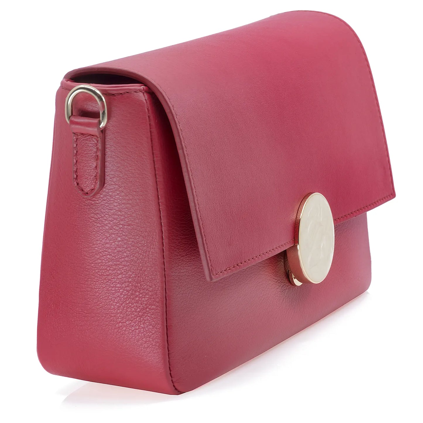 Geantă damă Luna piele naturala 020 rosu