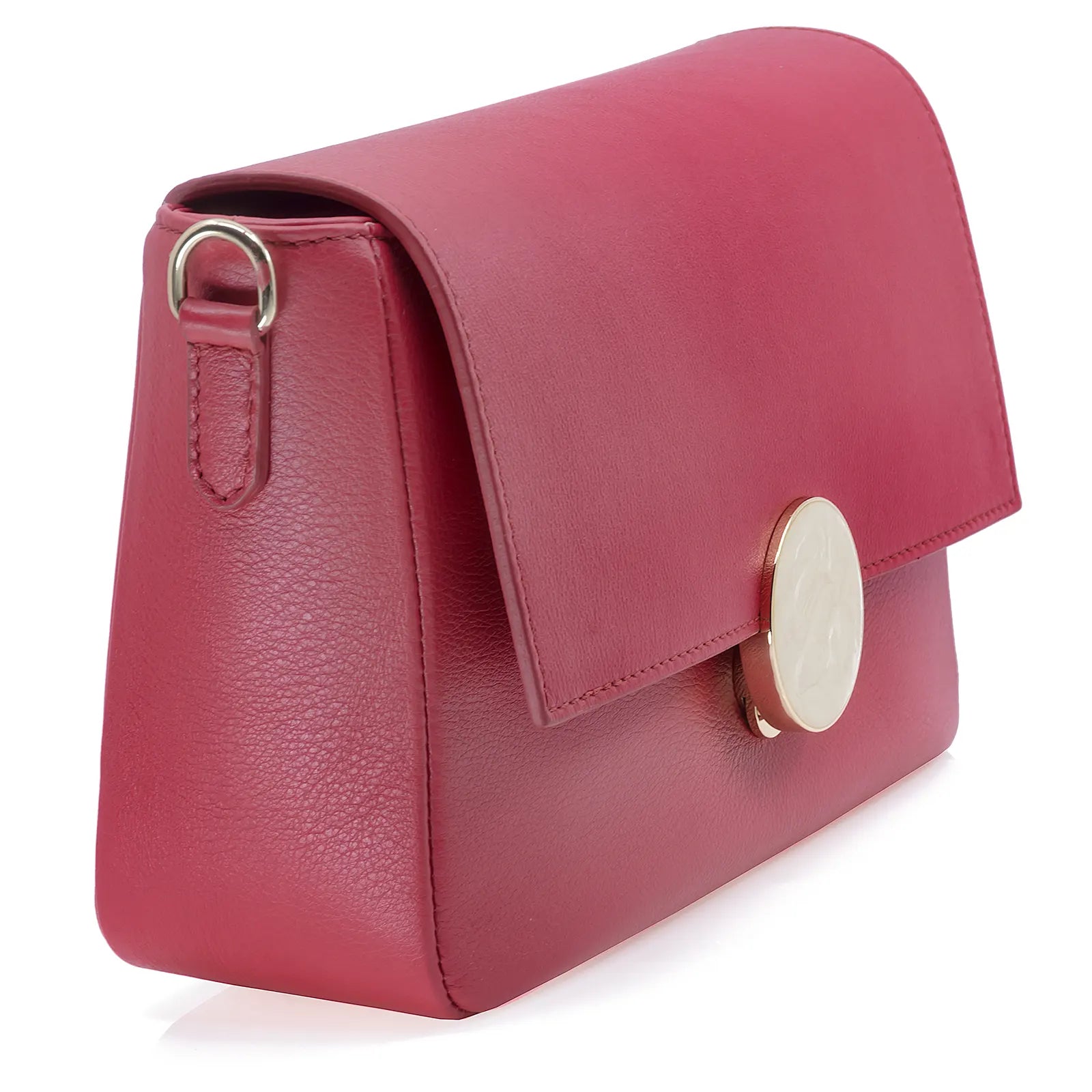 Geantă damă Luna piele naturala 020 rosu