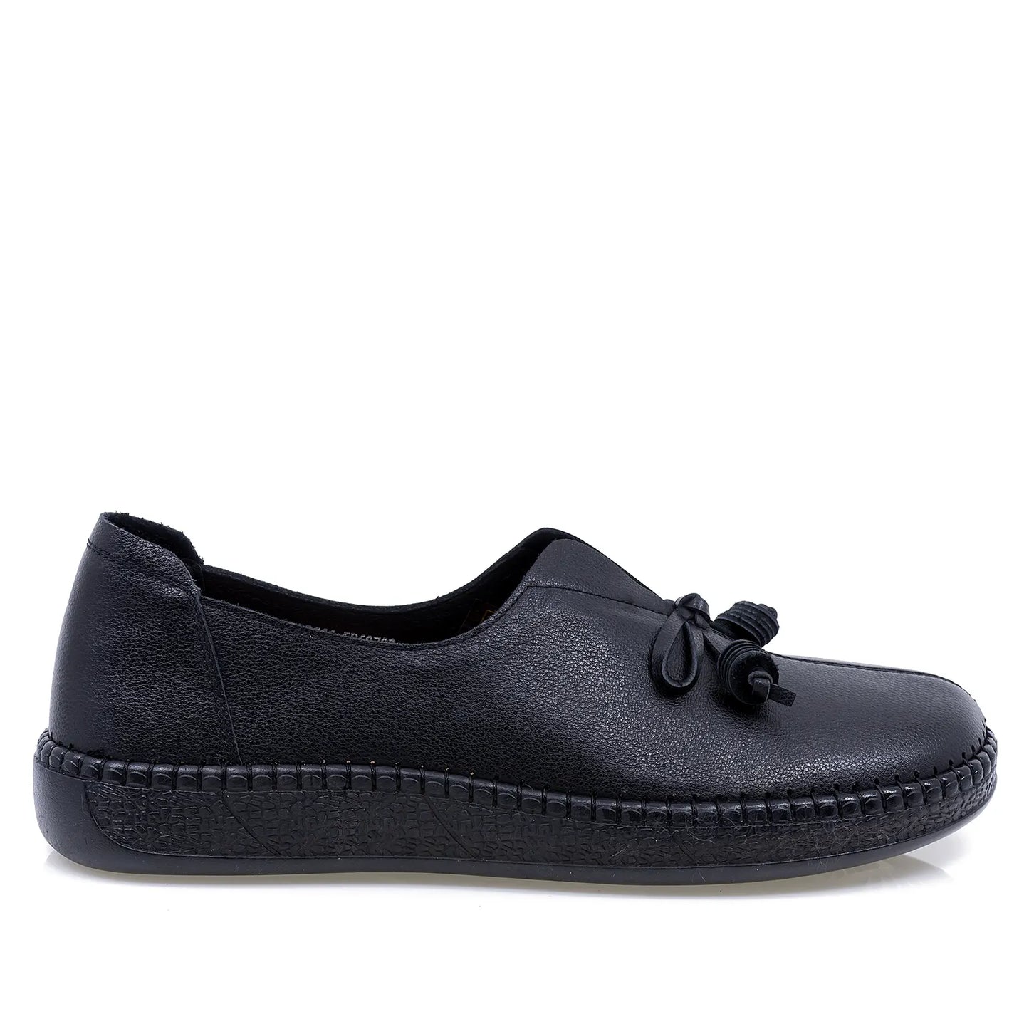 Pantofi dama casual Anna Viotti piele naturala D111-5D68703-6 negru
