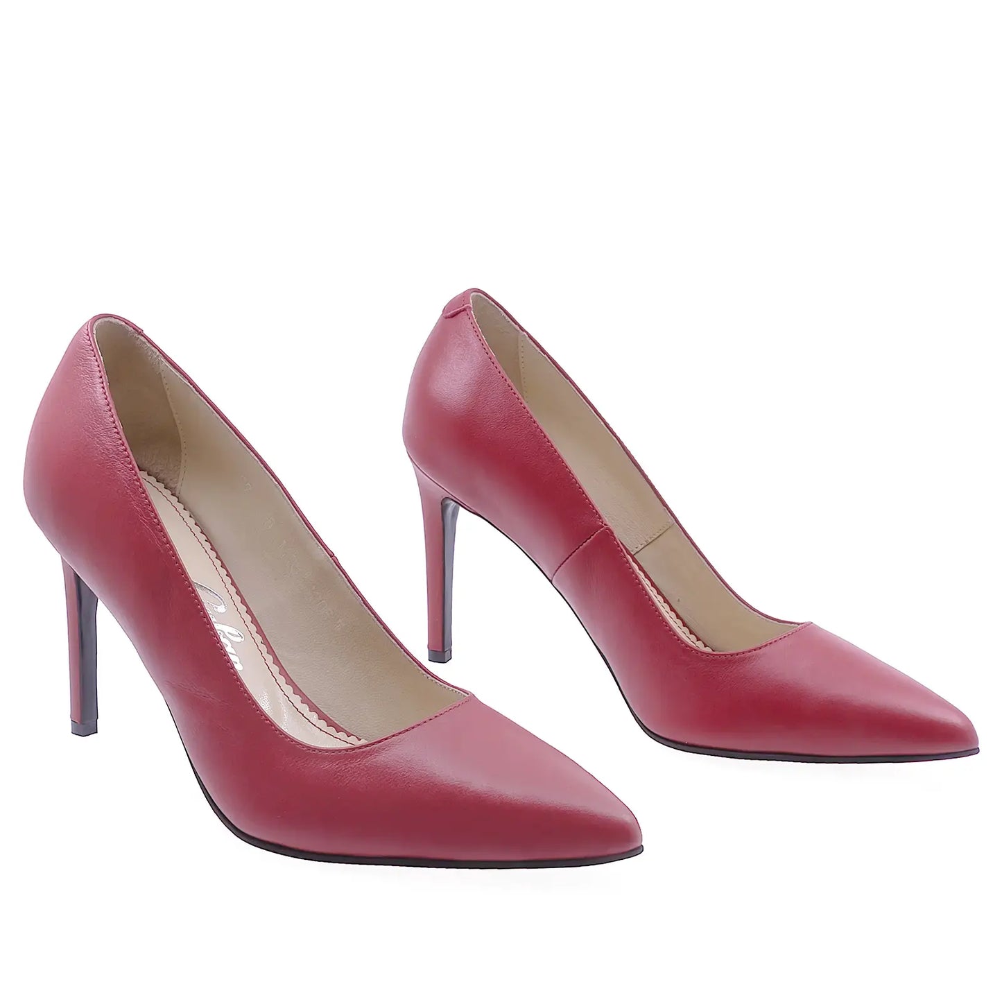 Pantofi dama eleganti Guban piele naturala D1206 rosu