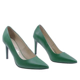 Pantofi dama eleganti Guban piele naturala D1206 verde