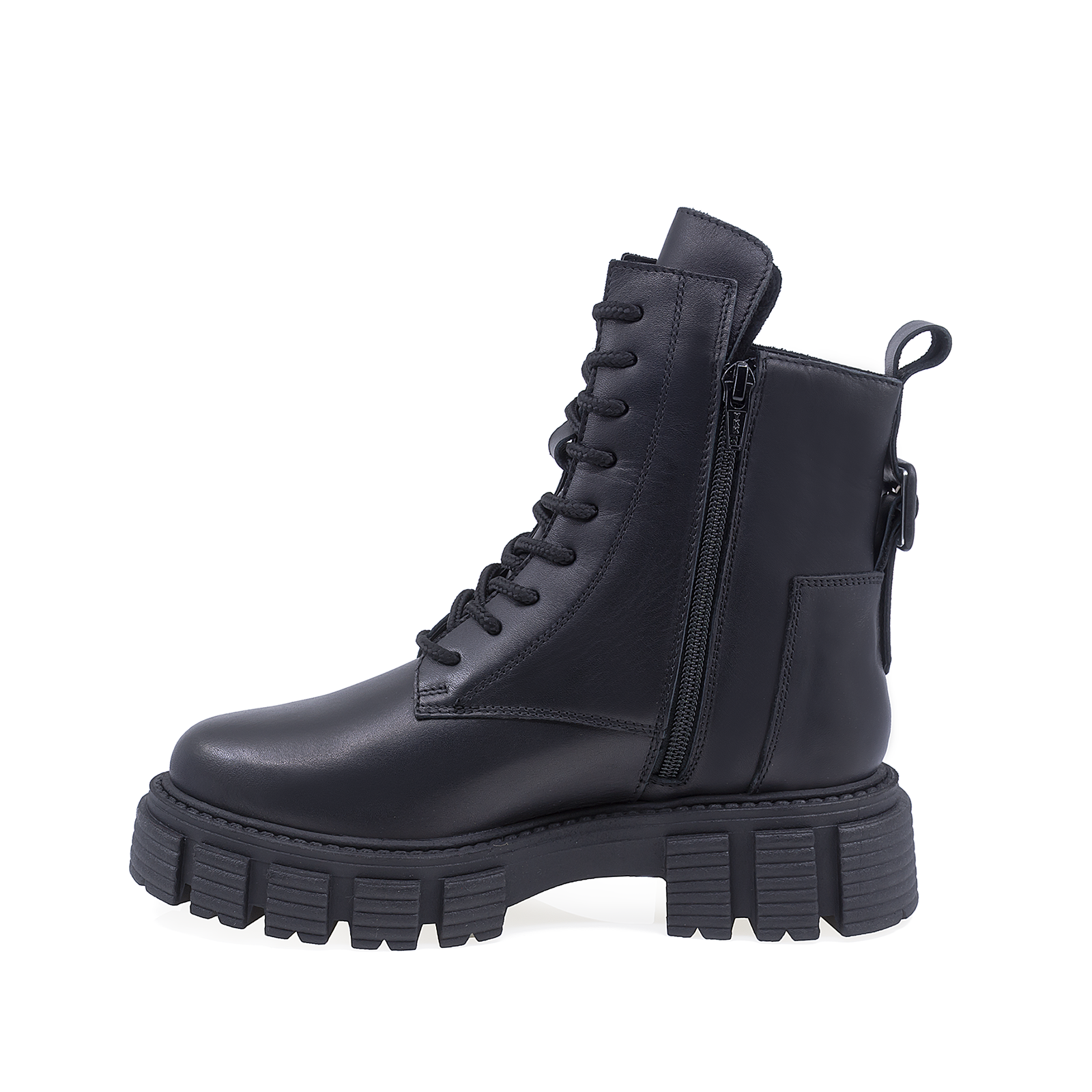 Ghete Dama Casual Anna Viotti Piele Naturala D44-4614 Negru