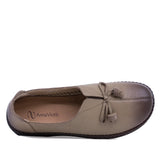 Pantofi dama casual Anna Viotti piele naturala D111-5D68703-6 caffe