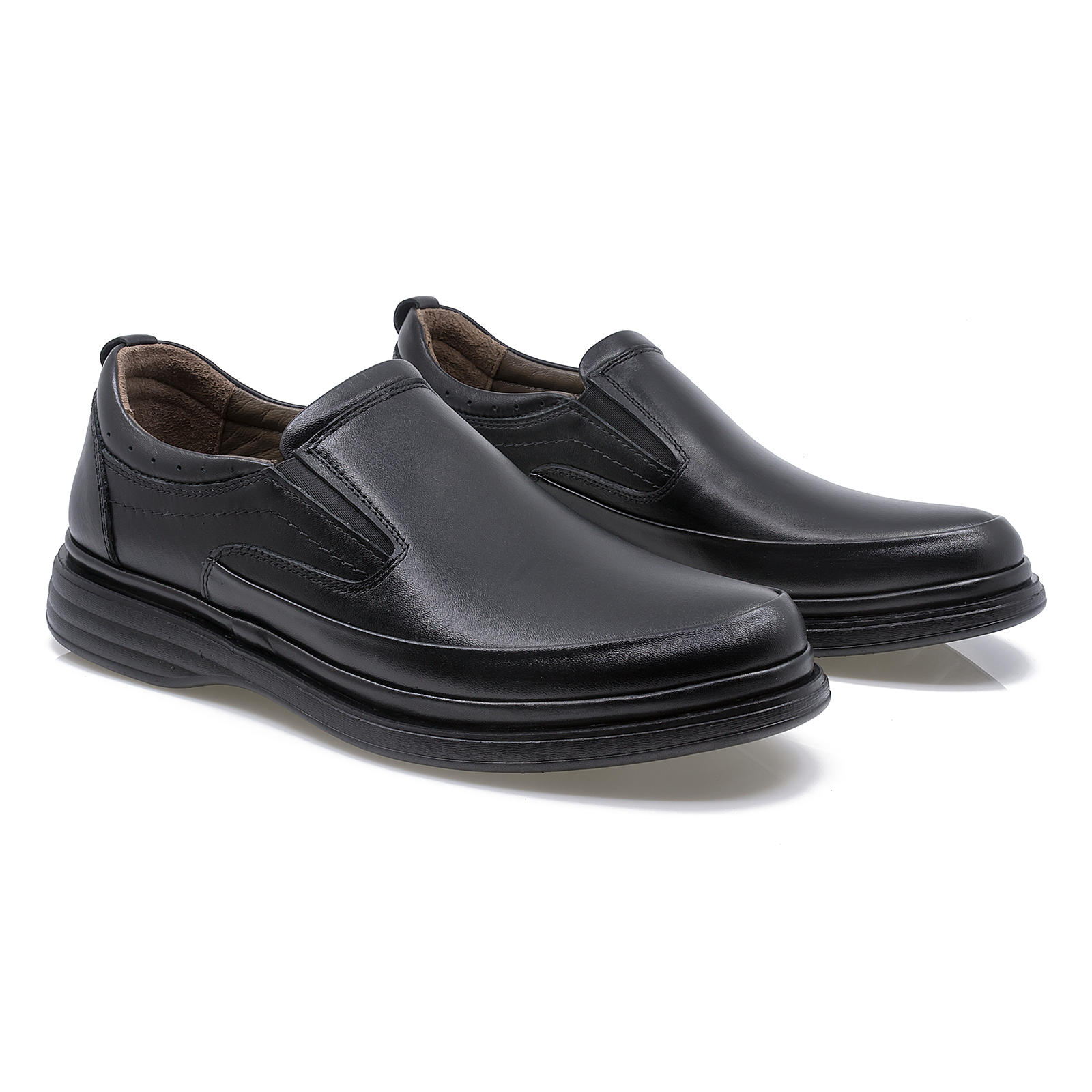 Pantofi barbati Goretti Din piele naturala B41-206 negru