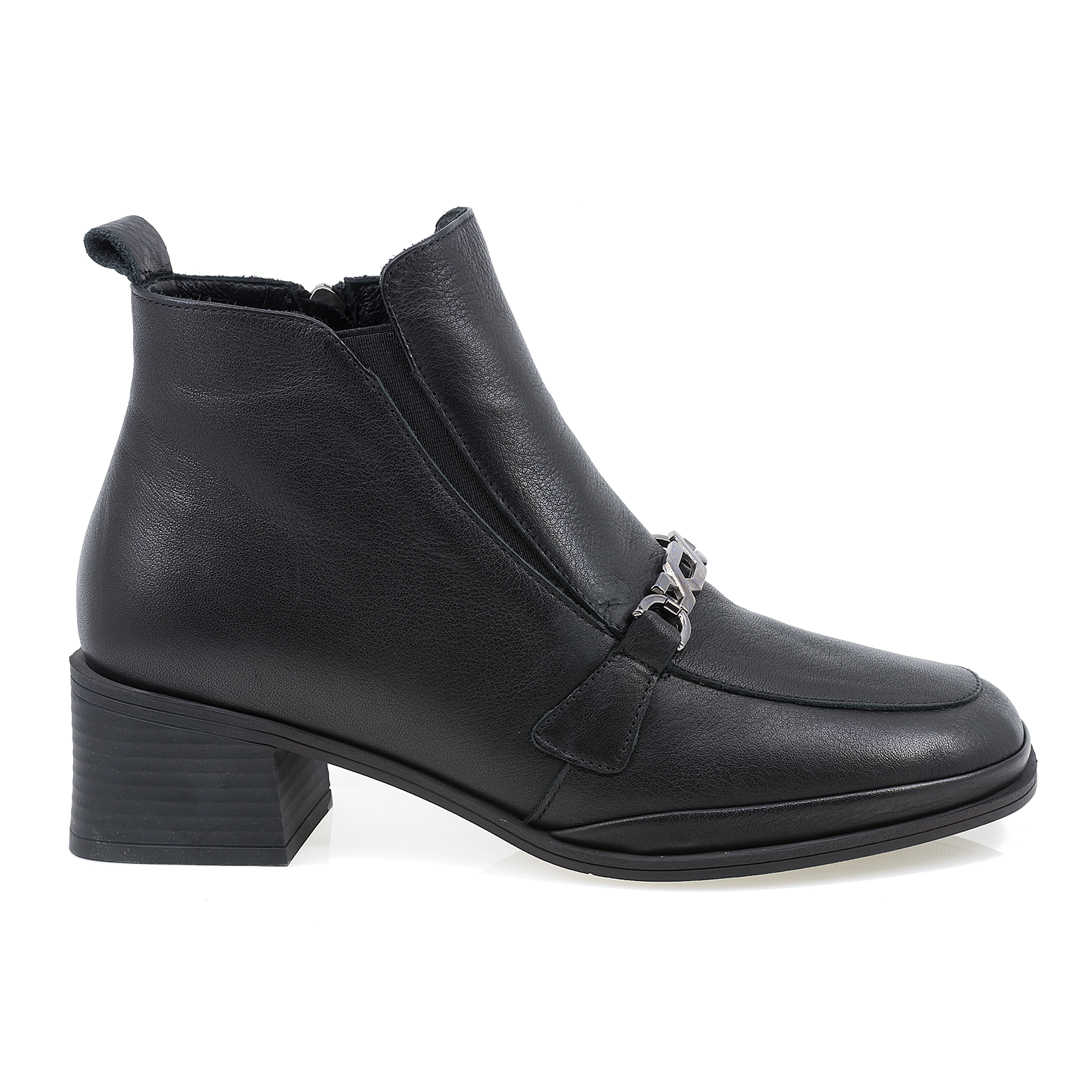 Ghete dama Anna Viotti Piele Naturala D50-4307 negru