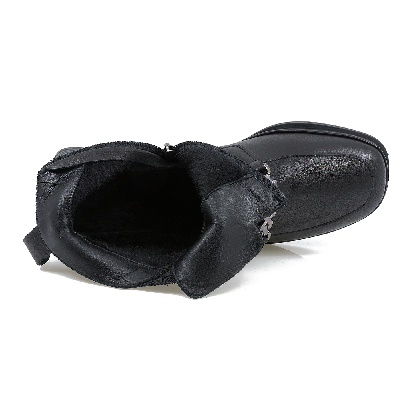 Ghete dama Anna Viotti Piele Naturala D50-4307 negru