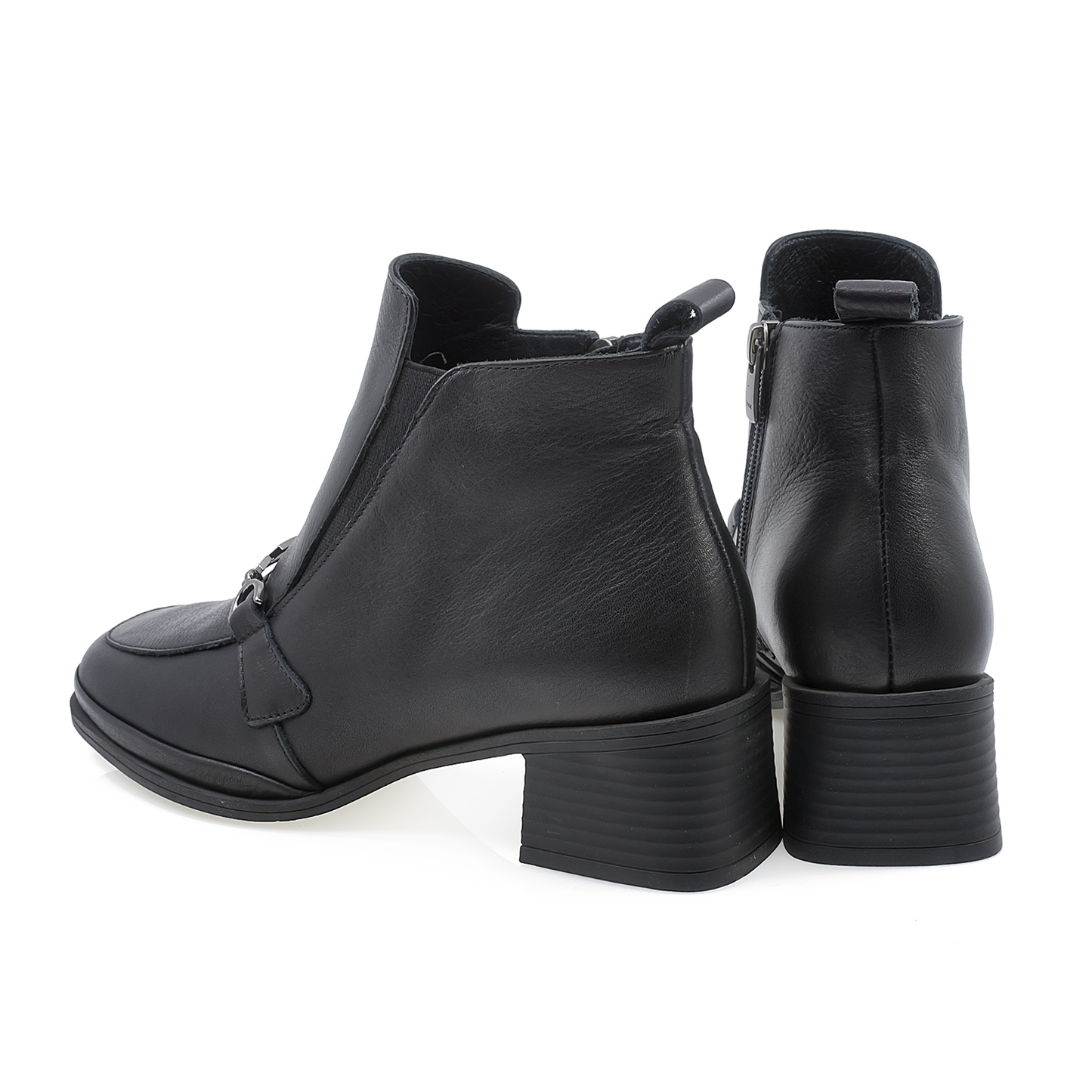 Ghete dama Anna Viotti Piele Naturala D50-4307 negru