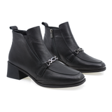 Ghete dama Anna Viotti Piele Naturala D50-4307 negru