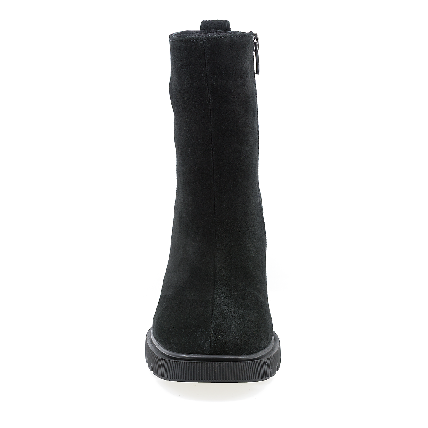 Ghete Dama Casual Anna Viotti Piele Intoarsa D50-4324 Negru