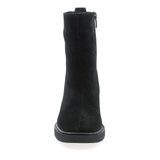 Ghete Dama Casual Anna Viotti Piele Intoarsa D50-4324 Negru