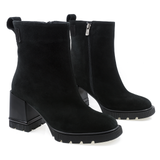 Ghete Dama Casual Anna Viotti Piele Intoarsa D50-4324 Negru