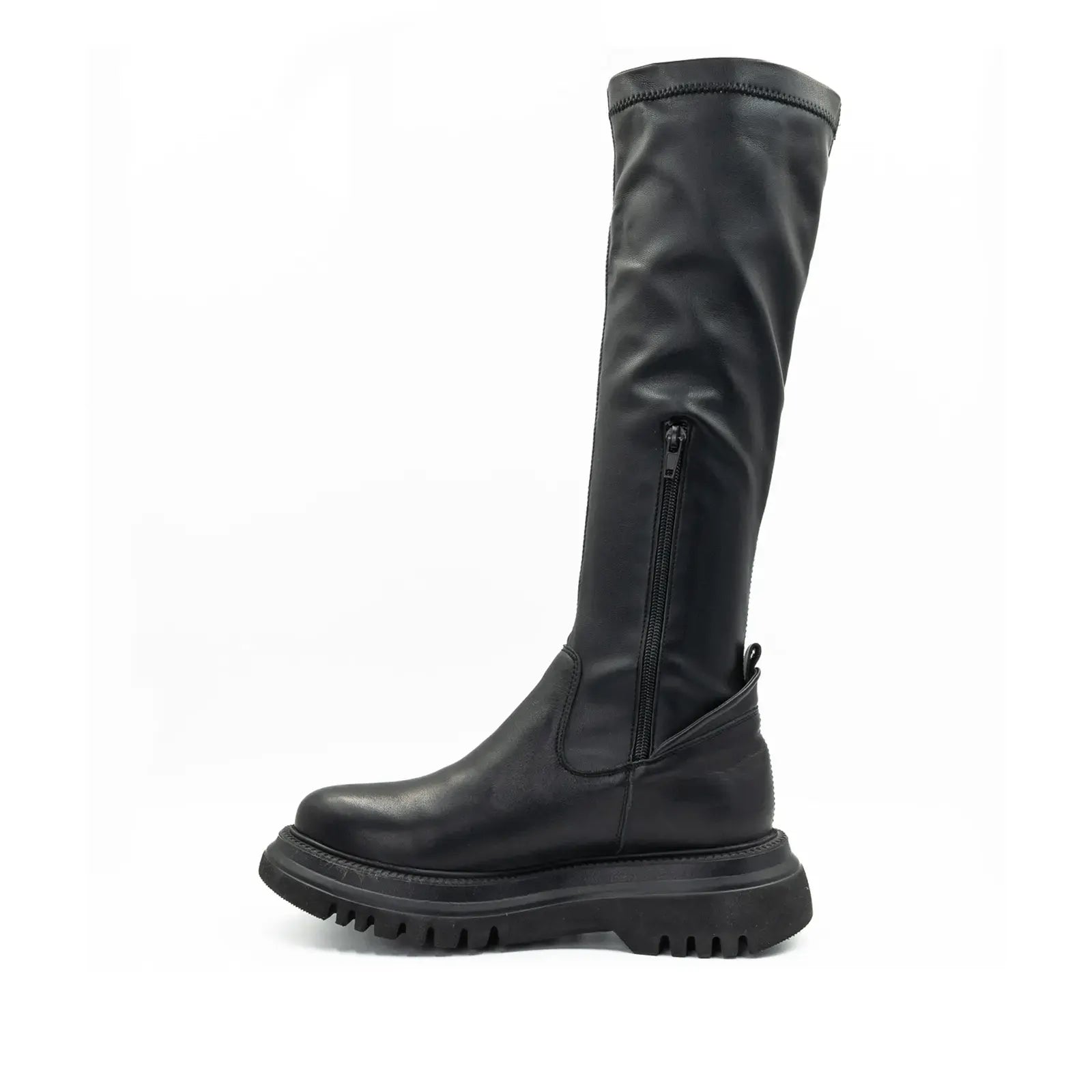 Cizme Dama Casual Anna Viotti Piele Naturala D44-682 Negru