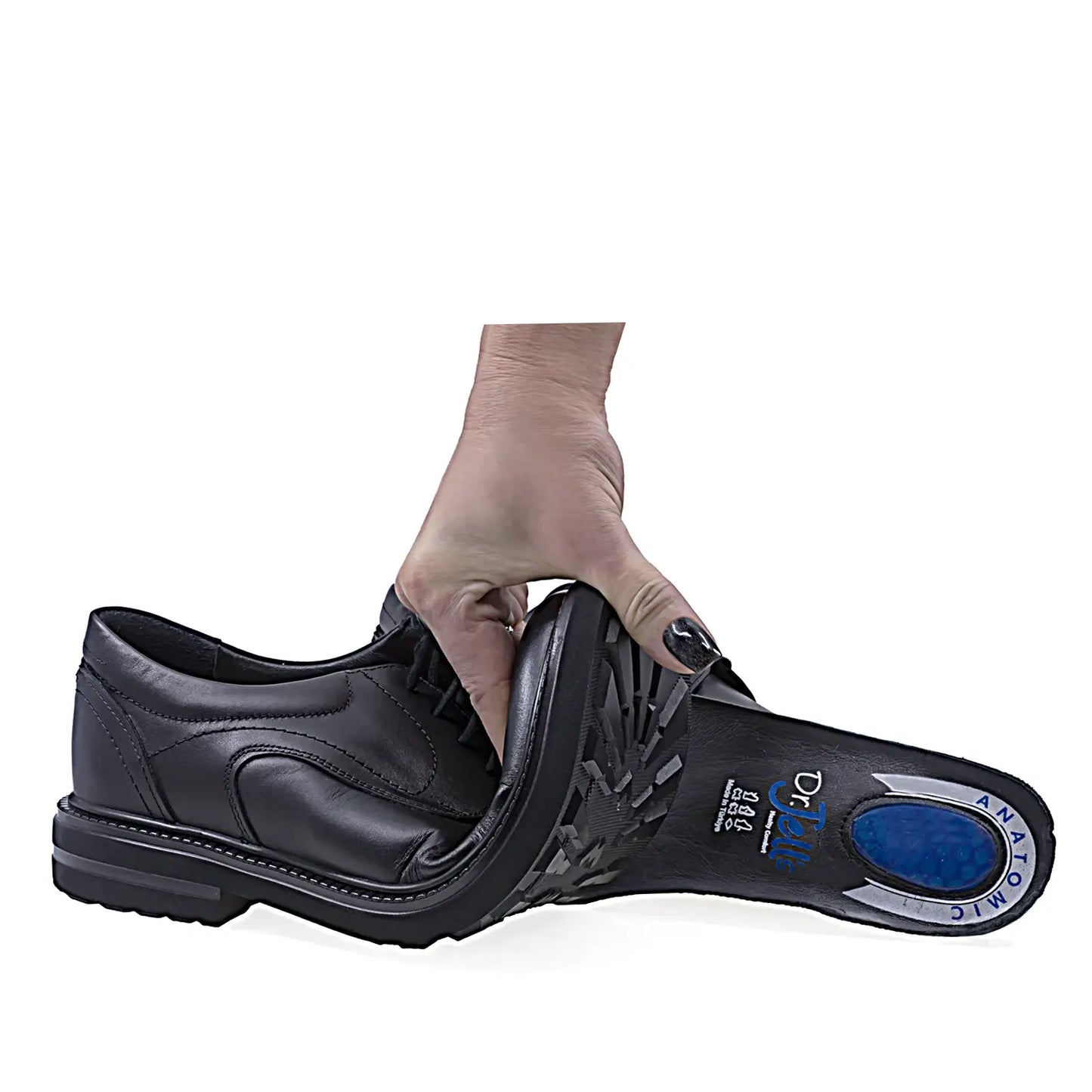 Pantofi barbati casual Goretti piele naturala B36-4K2298-5214 negru