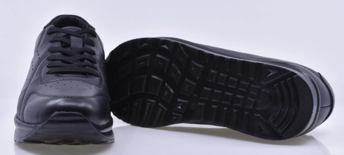 Pantofi dama casual Anna Viotti piele naturala D16-1924 negri