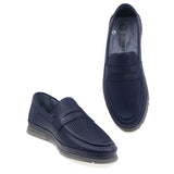 Pantofi barbati casual Goretti piele naturala B67-223 bleumarin