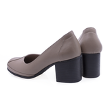 Pantofi dama Anna Viotti din piele naturala D 5313 vizon