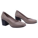 Pantofi dama Anna Viotti din piele naturala D 5313 vizon