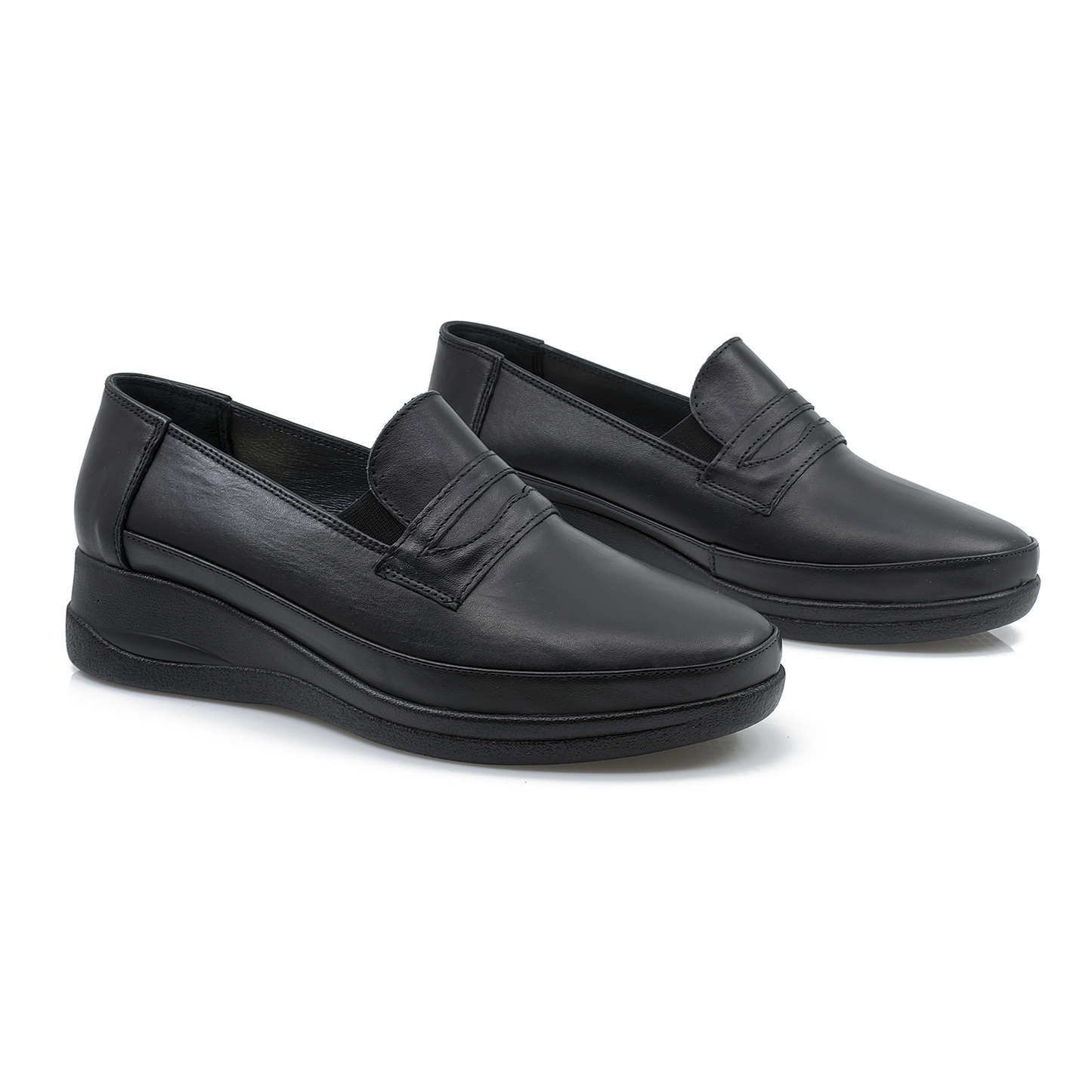 Pantofi dama casual Anna Viotti piele naturala D22-5854 negru