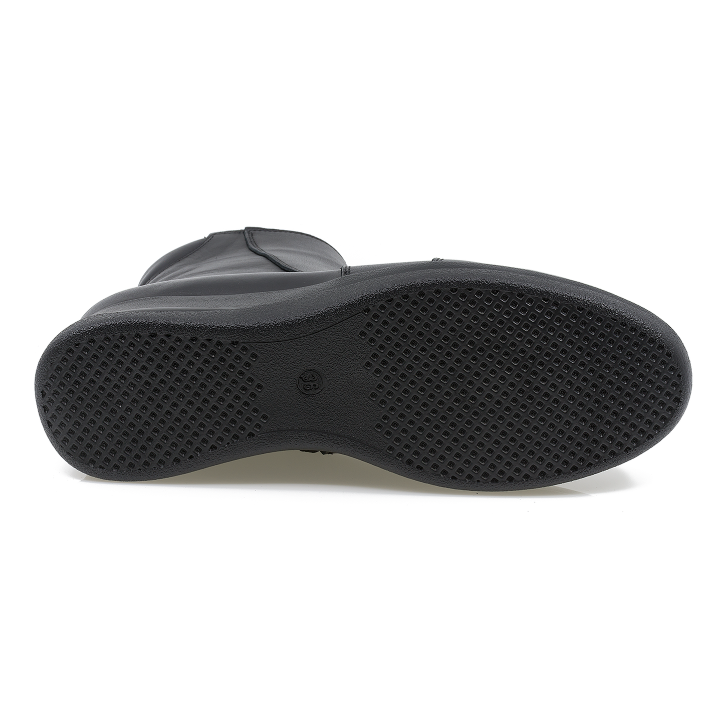 Ghete dama Anna Viotti din piele naturala D 5912 negru